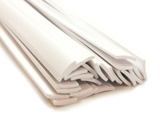 Plastique baguettes de soudure ABS 8x1mm Plat Blanc 25 Barres